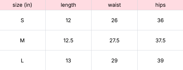 Grunge Pinstripe Skirt