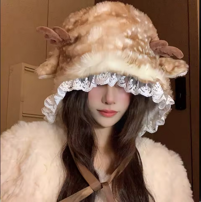 Lace Fawn Hat