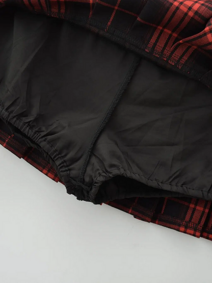 Plaid Mini Skirt