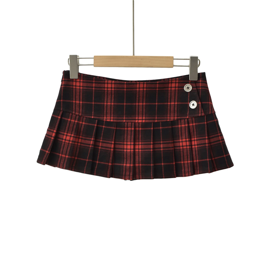 Plaid Mini Skirt