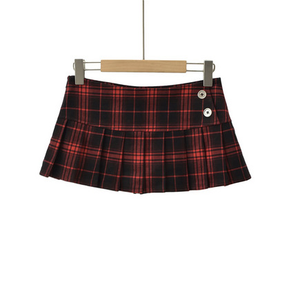 Plaid Mini Skirt