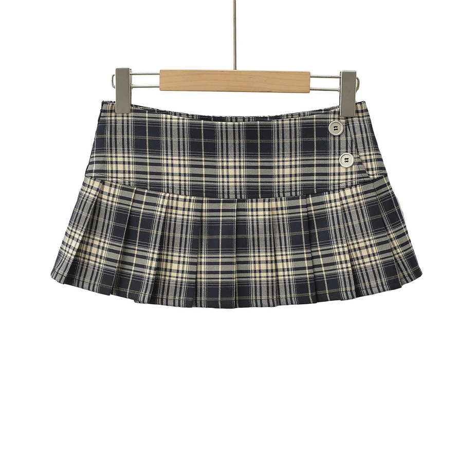 Plaid Mini Skirt
