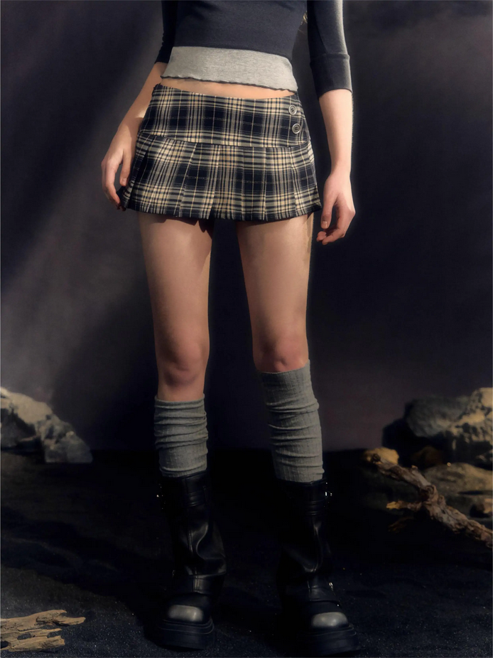 Plaid Mini Skirt