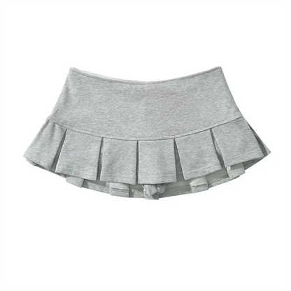 Pleated Mini Skirt