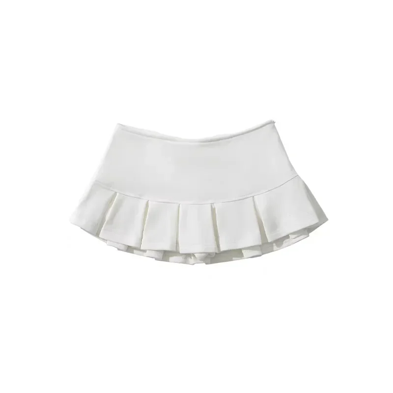 Pleated Mini Skirt