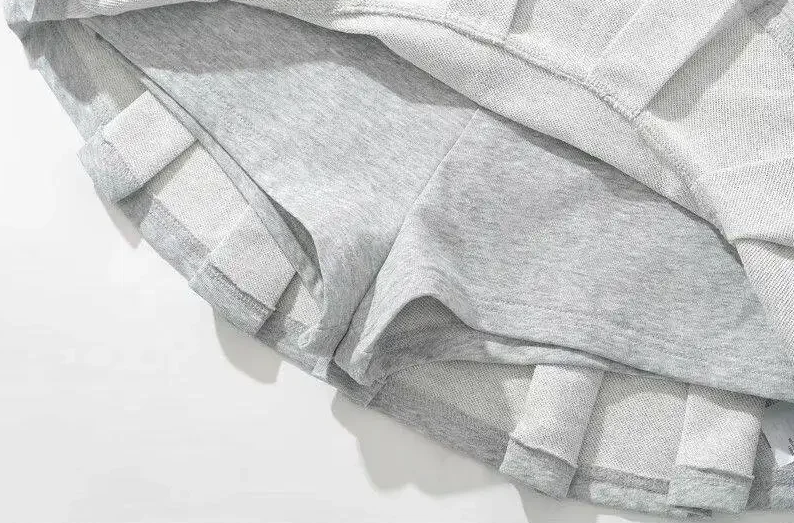 Pleated Mini Skirt