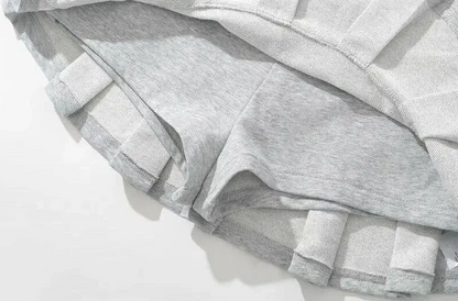 Pleated Mini Skirt