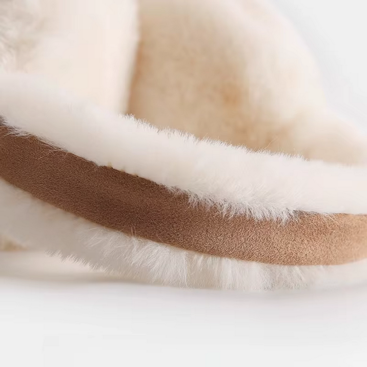 Two-Tone Faux Fur Earmuffs