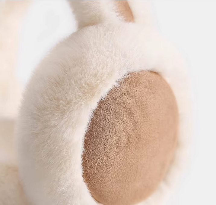 Two-Tone Faux Fur Earmuffs