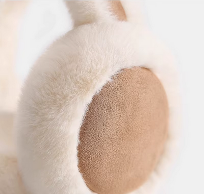 Two-Tone Faux Fur Earmuffs