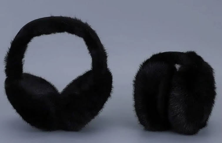 Two-Tone Faux Fur Earmuffs
