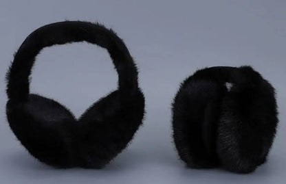 Two-Tone Faux Fur Earmuffs