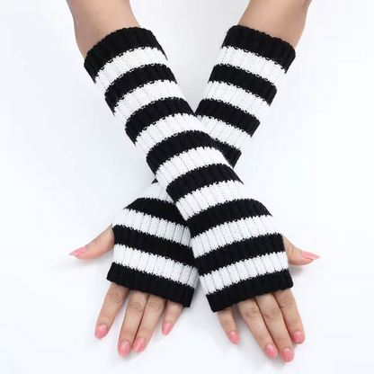 Grunge Striped Arm Sleeves