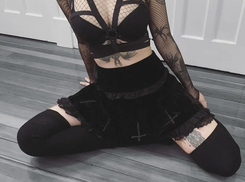 Gothic Cross Skirt