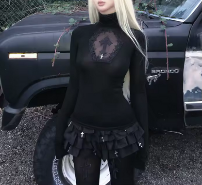 Gothic Cross Top